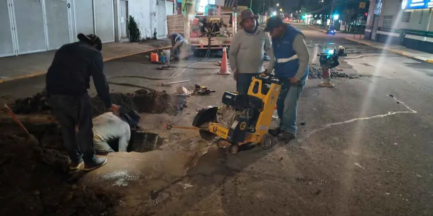 Agua de Puebla fortalece estrategia contra fugas y recupera miles de litros de agua potable