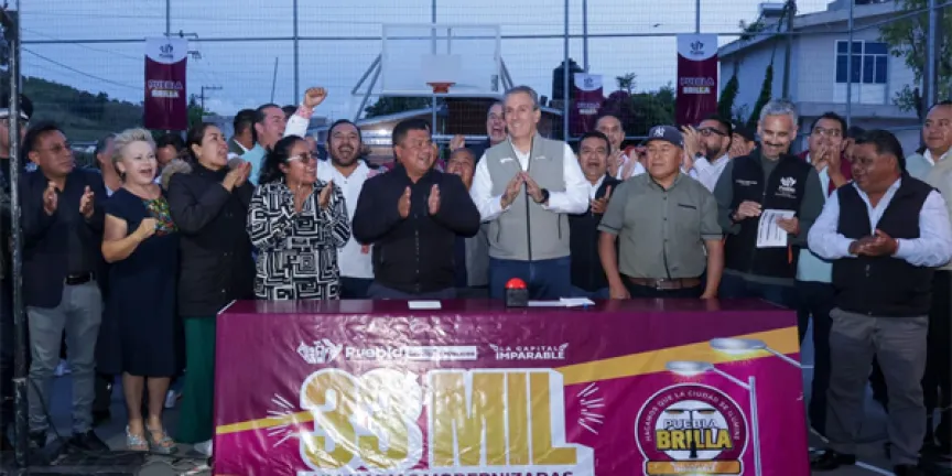 Con Puebla Brilla Pepe Chedraui ha modernizado más de 33 mil luminarias con tecnología LED en la capital