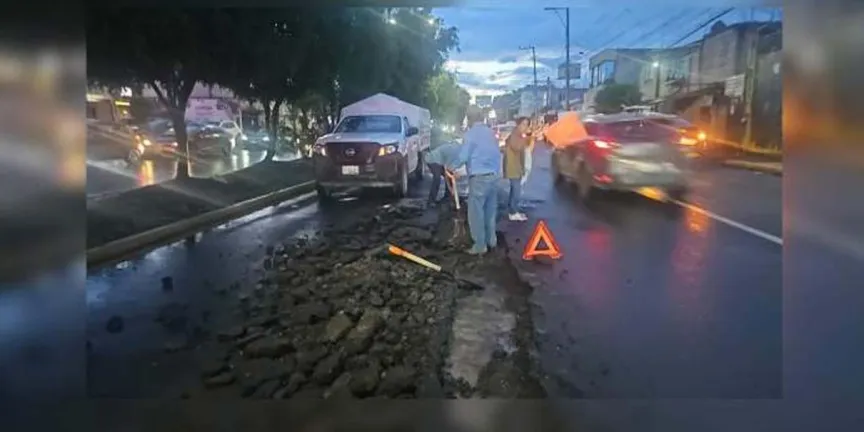 Agua de Puebla realiza videoinspección en La Fragua tras afectaciones por lluvias y obstrucción en drenaje