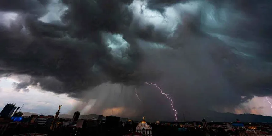 Se aproxima “Tormenta Negra” a México: alertan por lluvias intensas, granizadas y fuertes vientos 