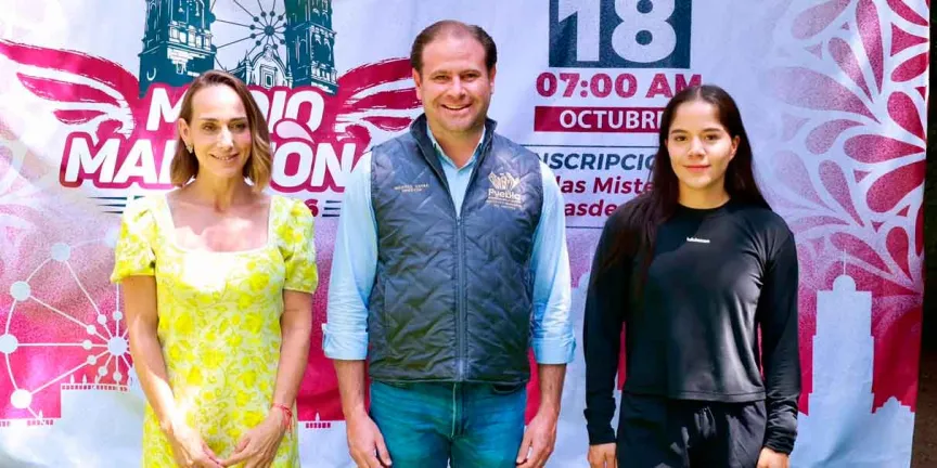 El Gobierno de la Ciudad presentó la segunda edición del Medio Maratón Puebla 21K, que se realizará el próximo 18 de octubre con recorridos de 21, 10 y 5.6 kilómetros