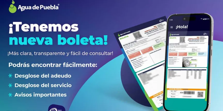 Agua Puebla con nueva aplicación “Agua de Puebla Móvil”