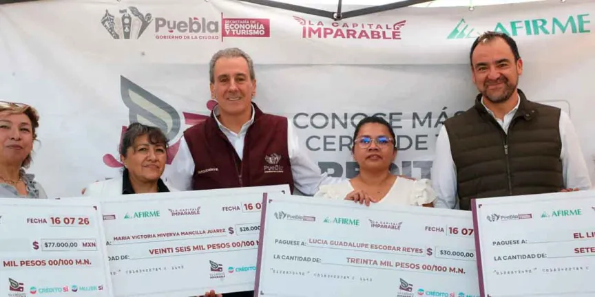 Gobierno de Puebla fortalece negocios con el programa Tu Crédito Imparable