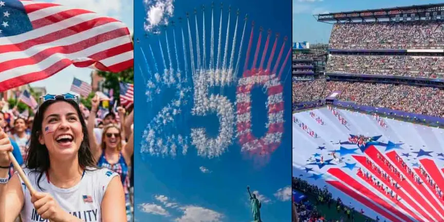 Estados Unidos celebra 250 años de independencia con Trump 