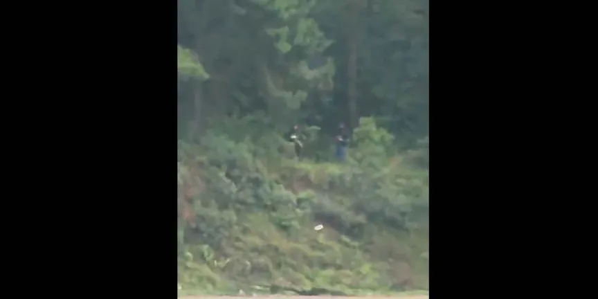 VIDEO. Exhiben a presuntos delincuentes acechando en carretera Veracruz-Puebla
