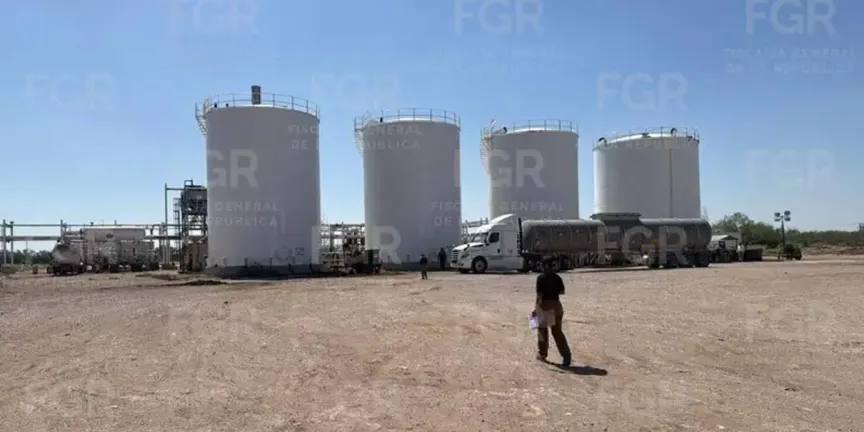 Golpe al huachicol: FGR asegura casi 3.8 millones de litros de combustible en Reynosa