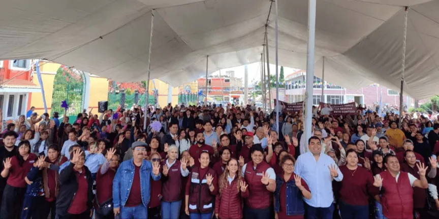 Morena acelera trabajo territorial en Puebla con asambleas rumbo al 2027