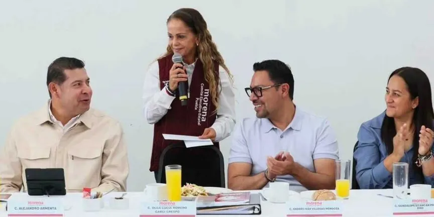 Morenistas respaldaron logros en Puebla con principios de la 4T