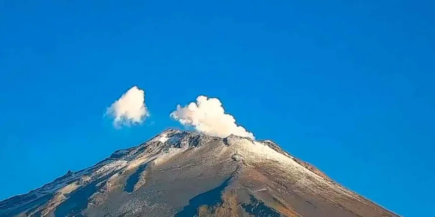 Popocatépetl mantiene emisión de ceniza y estas son las recomendaciones para proteger tu salud
