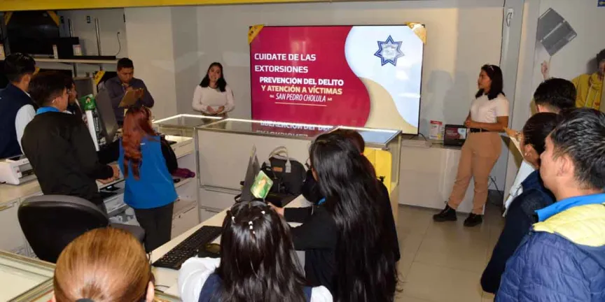 Refuerza Gobierno de Tonantzin Fernández acciones de prevención de la extorsión en el sector comercial