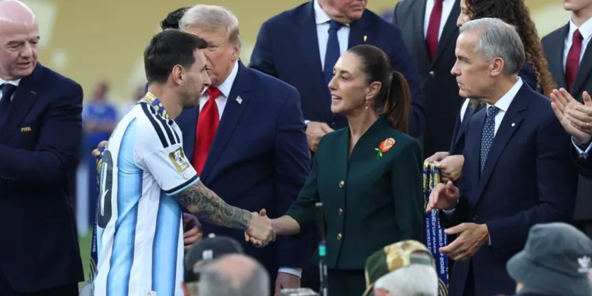 Claudia Sheinbaum celebra el cierre del Mundial 2026 y felicita a España