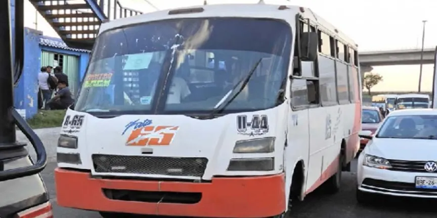 Atraco con cuchillos desata pánico entre pasajeros de la ruta 65