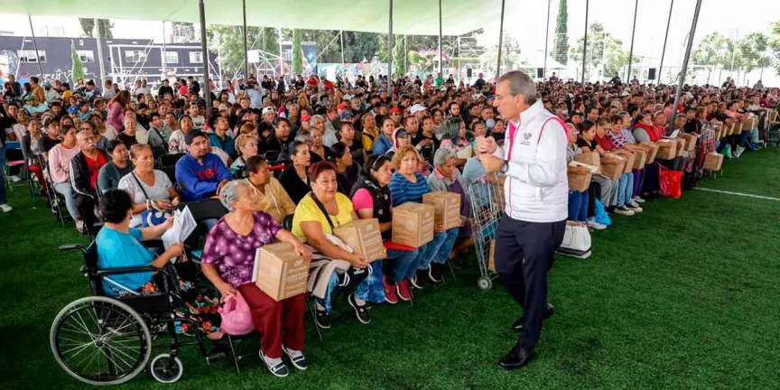 DIF Puebla entrega 7 mil 224 despensas en Ignacio Romero Vargas