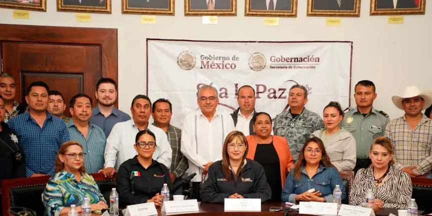 Huauchinango fue sede de la Mesa de Paz Regional para fortalecer la Seguridad en la Sierra Norte