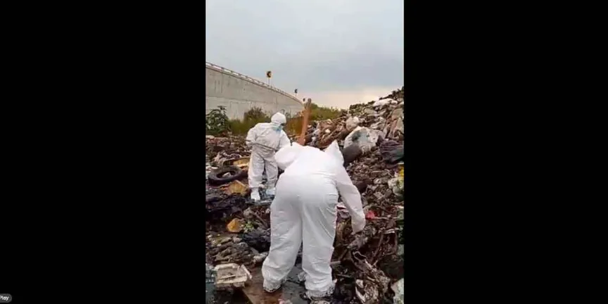 Buscaban desaparecidos y hallaron a joven con mochila en Edomex, VIDEO