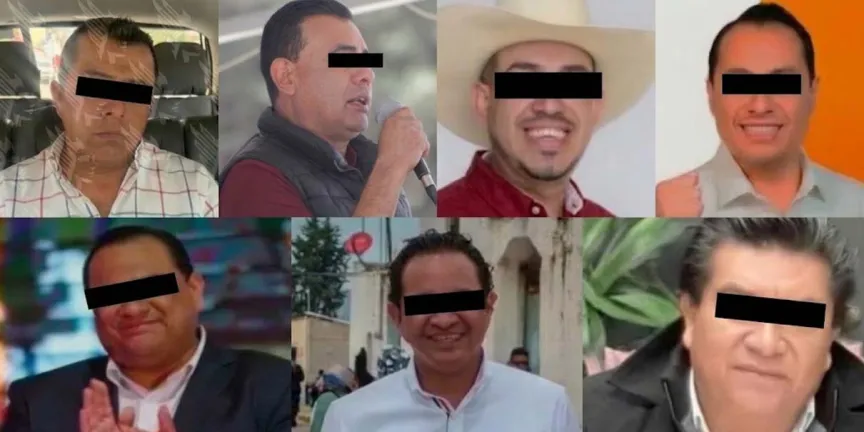 Suman 7 ediles poblanos detenidos; 4 del partido Naranja y 3 morenistas