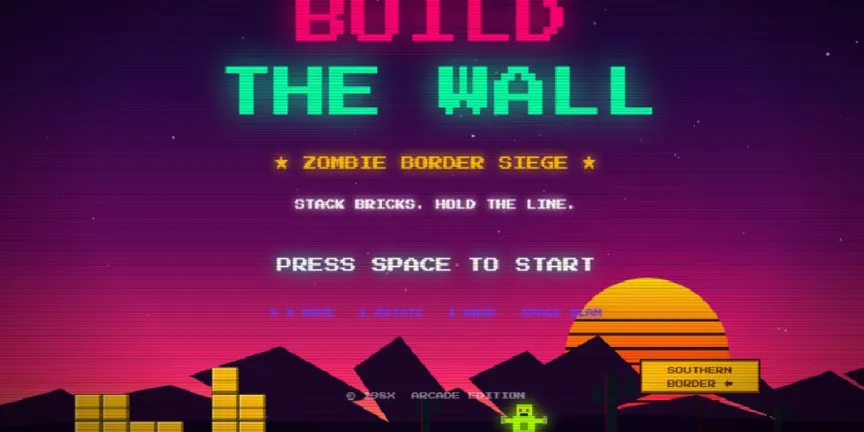 Trump pierde una partida: retiran su juego de “Construye el muro” tras reclamo de Tetris